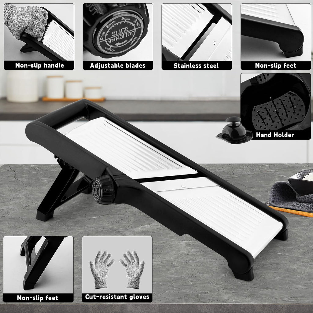 VEKAYA Mandoline Slicer for Kicthen, Vegetable Slicer