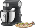 Cuisinart SMD-50GPH Precision Pro 5.5-Quart Digital Stand Mixer with 12-Speeds, 3 Preprogrammed Food Prep Settings, Mixing Bowl, Whisk, Flat Mixing Paddle, Dough Hook, and Splash Guard, Graphite