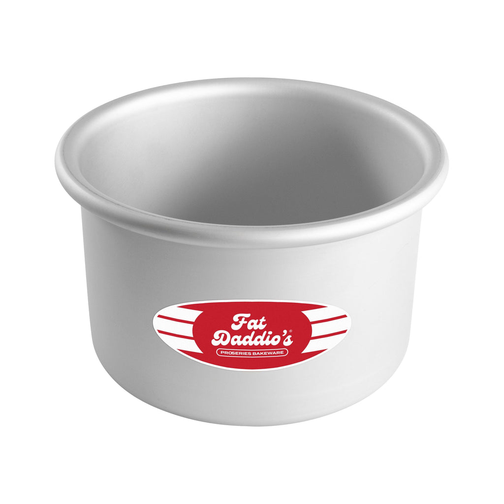 Fat Daddio's Anodized Aluminum Round Cake Pans, 2 Piece Set, 5 x 2 Inch