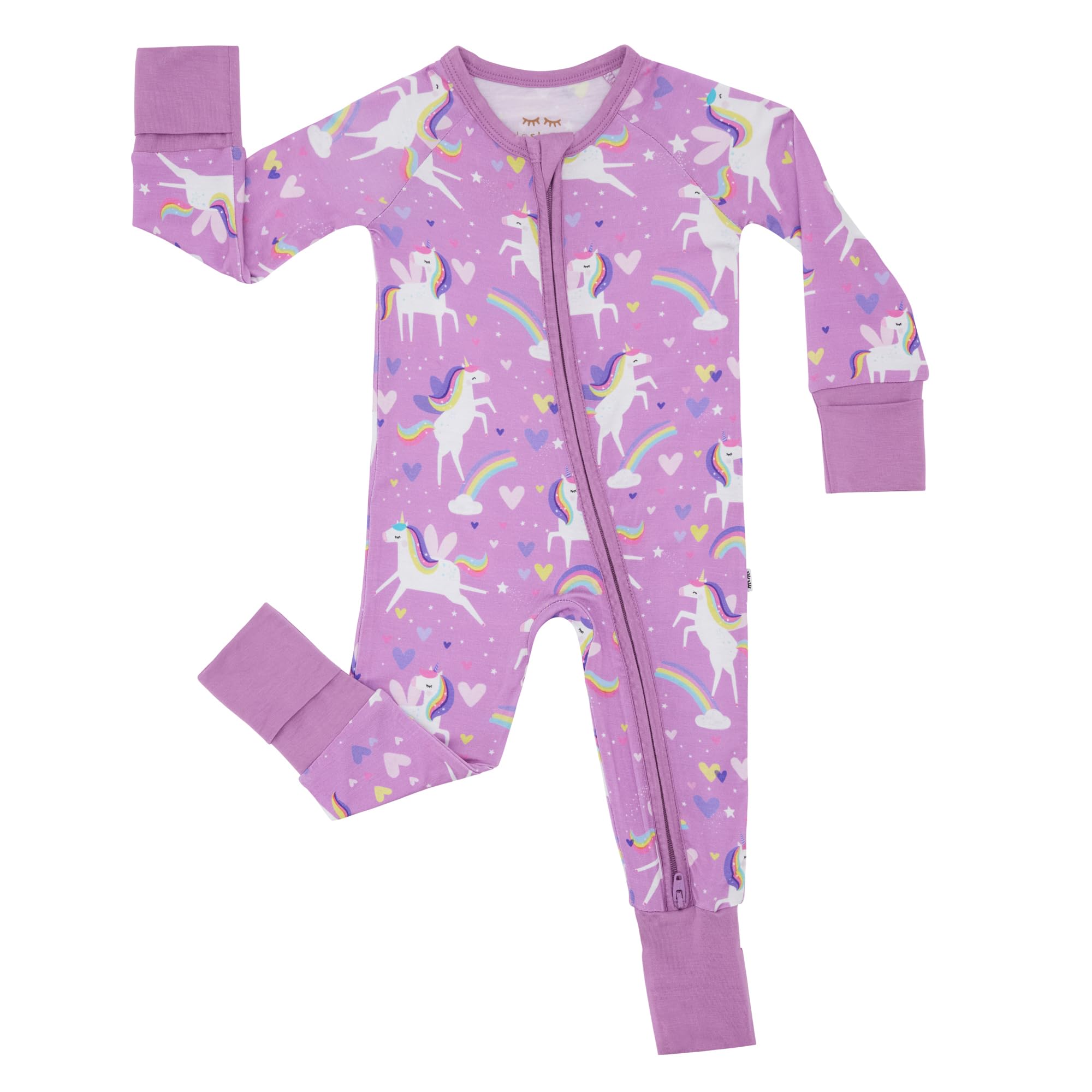 Little Sleepies Baby Pajamas, Sienna's Unicorns, Preemie