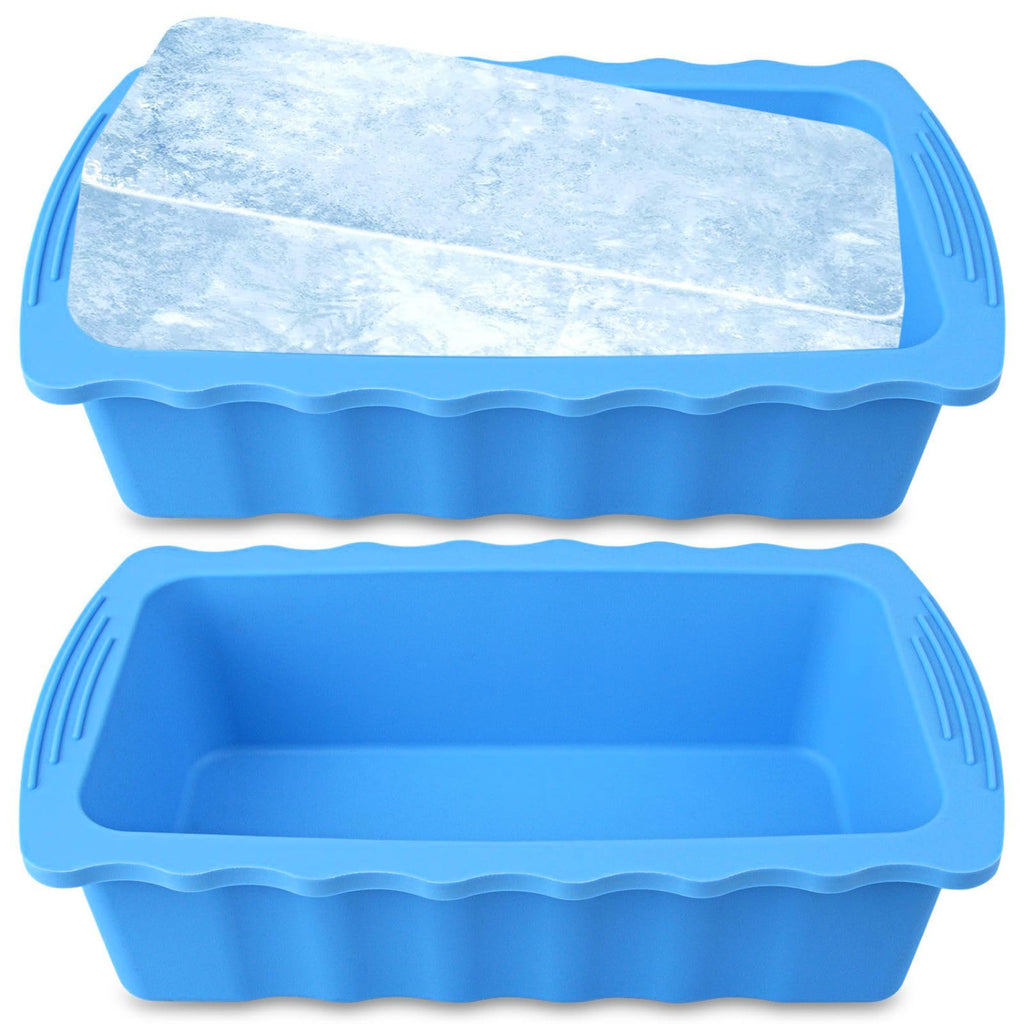 Haldane 2PC Extra Large Ice Block Molds, 6LB Giant Ice Cube Molds