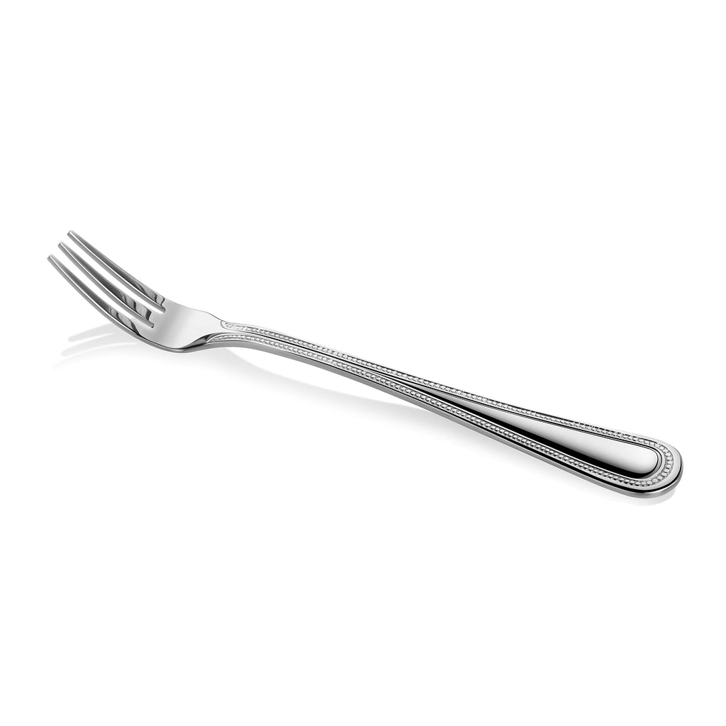 New Star Foodservice Bead Pattern 18/0 Stainless Steel Oyster Fork, 6-Inch, Set of 12, Commercial Grade