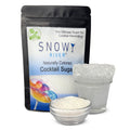 Snowy River Natural Cocktail Sugar Rimmer - Kosher Certified Naturally Colored Beverage Rimming Sugar for Cocktails, Margaritas, Drinks (Clear, 4 Ounce)