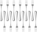 New Star Foodservice Bead Pattern 18/0 Stainless Steel Oyster Fork, 6-Inch, Set of 12, Commercial Grade