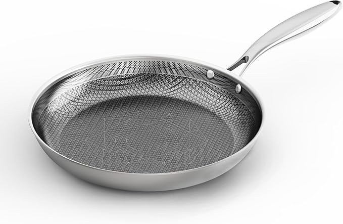 COOKER KING 3pc Hybrid Nonstick Frying Pans Set, 10 & 12" Pans