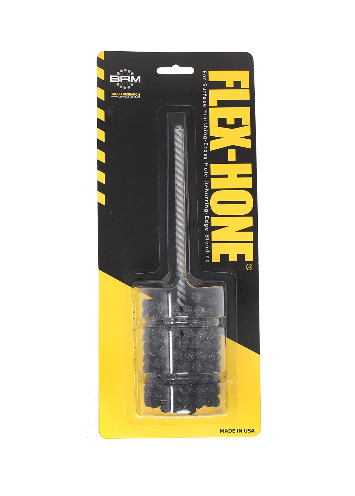 Brush Research BC20012 FLEX-HONE®, 2" (50.8mm) Diameter, 120 Grit, Silicon Carbide, For Mild Steel, Stainless Steel, Cast Iron and Softer Ferrous Materials