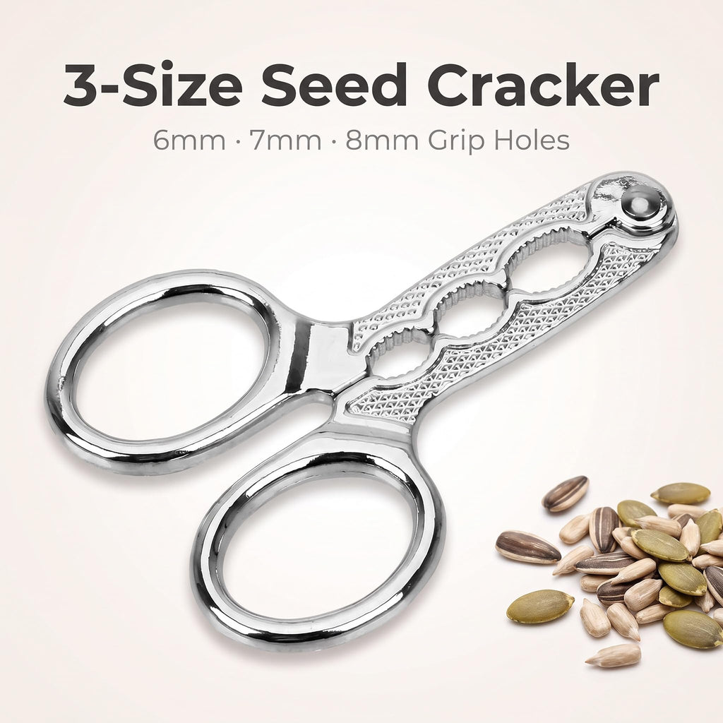 Nutcrackers for Nuts, Stainless Steel Nuts Pistachio Sheller Opener Kitchen Tools, Nutcracker Multi-Function Walnut Pine Sheller Opener Nut Crackers, Specialty Tools and Gadgets