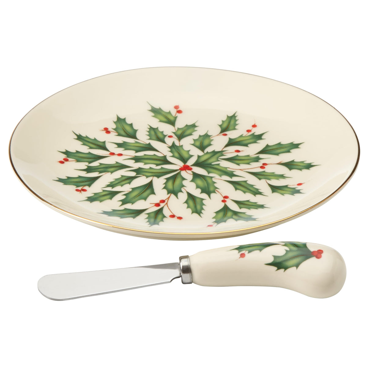 Lenox Holiday Porcelain Oblong Christmas Serving Platter