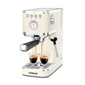 CHULUX Slim Espresso Machine with Milk Frother for Home Cappuccino, Creamy