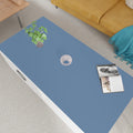 Zinkooat Faux Leather Table Cover,1.8mm Thick,24x48 Inch Desk Cover,Large Desk Mat,Table Protector,Table Cover Protector,Coffee Table Protector,Table Protector Mat(Grayish Blue+Dark Green,24x48)