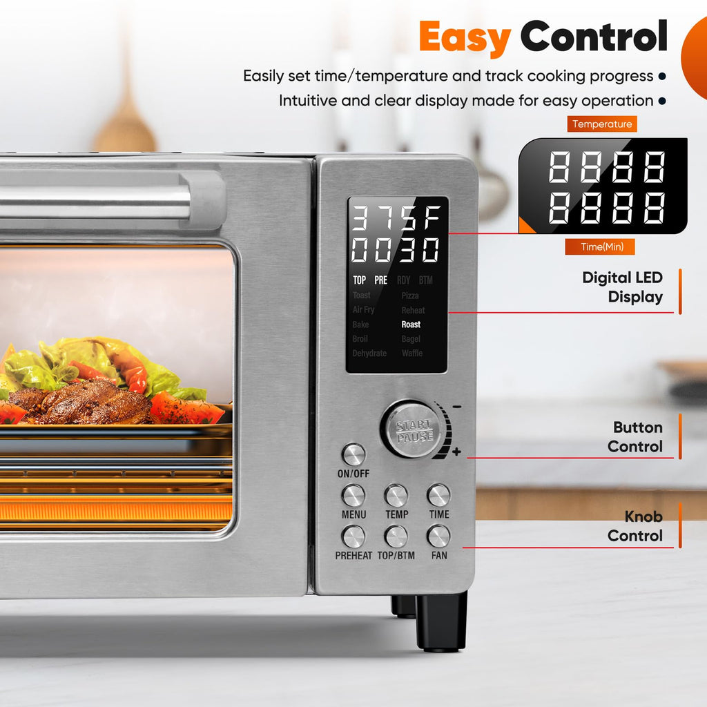 Nuwave Bravo Pro Convection Air Fryer Toaster Oven Combo