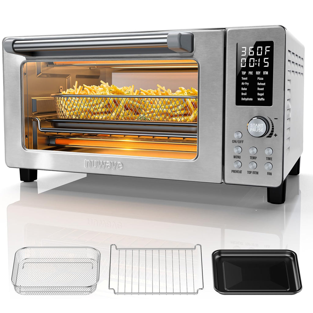 Nuwave Bravo Pro Convection Air Fryer Toaster Oven Combo