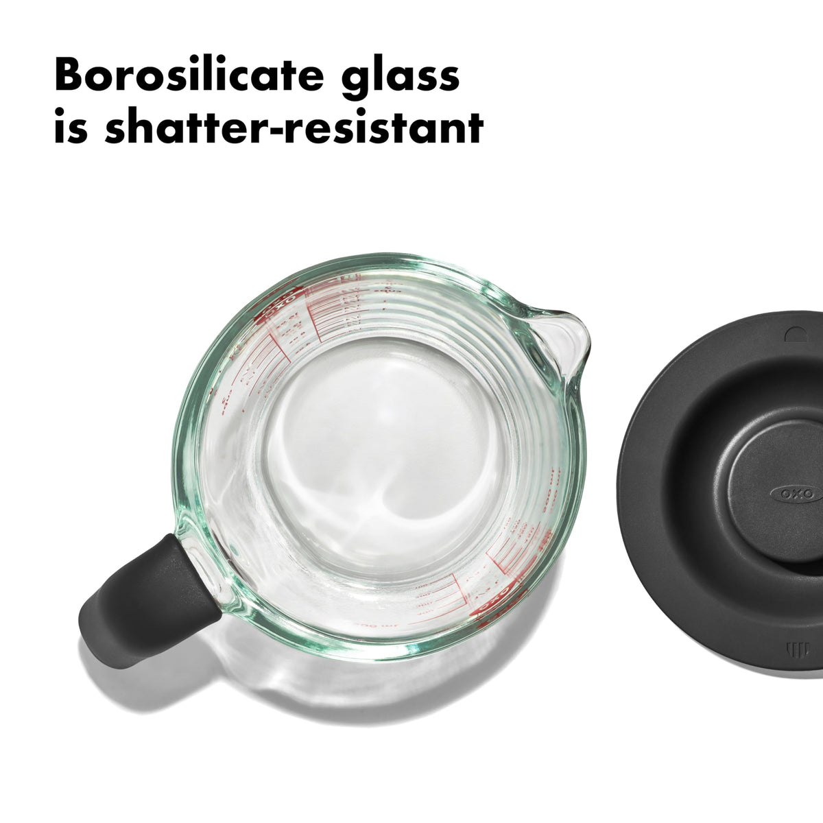 OXO Good Grips 2 Cup Glass Measuring Cup With Lid