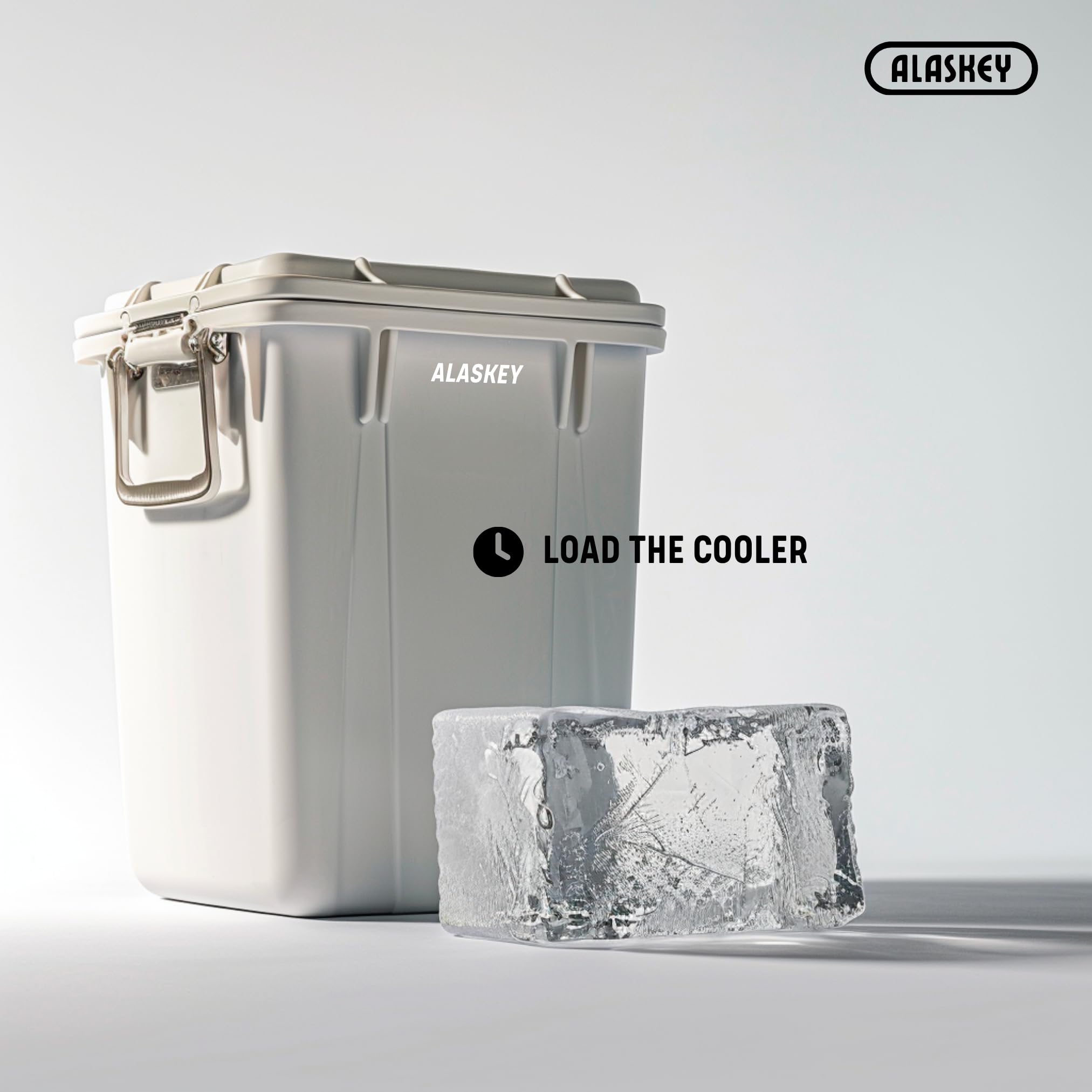 Alaskey® Giant Ice Block Mold 12 lbs (Single) | Create Perfect Reusable Ice Bricks | Professional Silicone Mold for Crafting Extra Large Ice Cubes, Ideal for Ice Baths, Coolers, Bartender Accessories