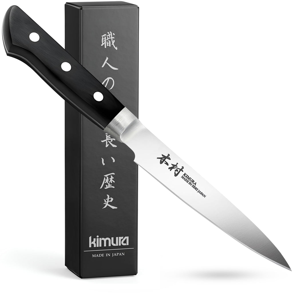 Kimura Chef Knife, [Made in Japan], 8 inch Professional Kitchen Knife, Ultra Sharp High Carbon Molybdenum Stainless Steel Gyuto Knife, Chefs Knife with Ergonomic Handle - Japanese Chef's Knife