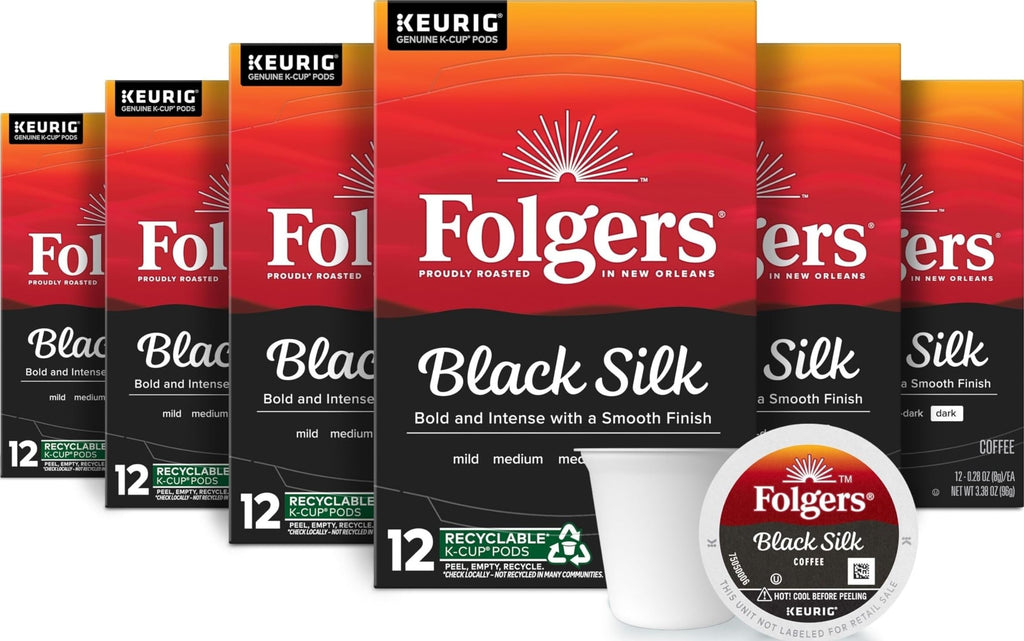 Folgers Colombian Medium Roast Coffee K-Cup Pods, Bulk 128 Count