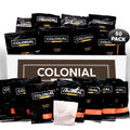 Colonial In-Room Decaf Ground Coffee Filter Packs for Hotel Rooms, Decaffeinated Dark Roast, 0.50 Ounce (Pack of 50), Use with 4-Cup Drip Coffee Machine