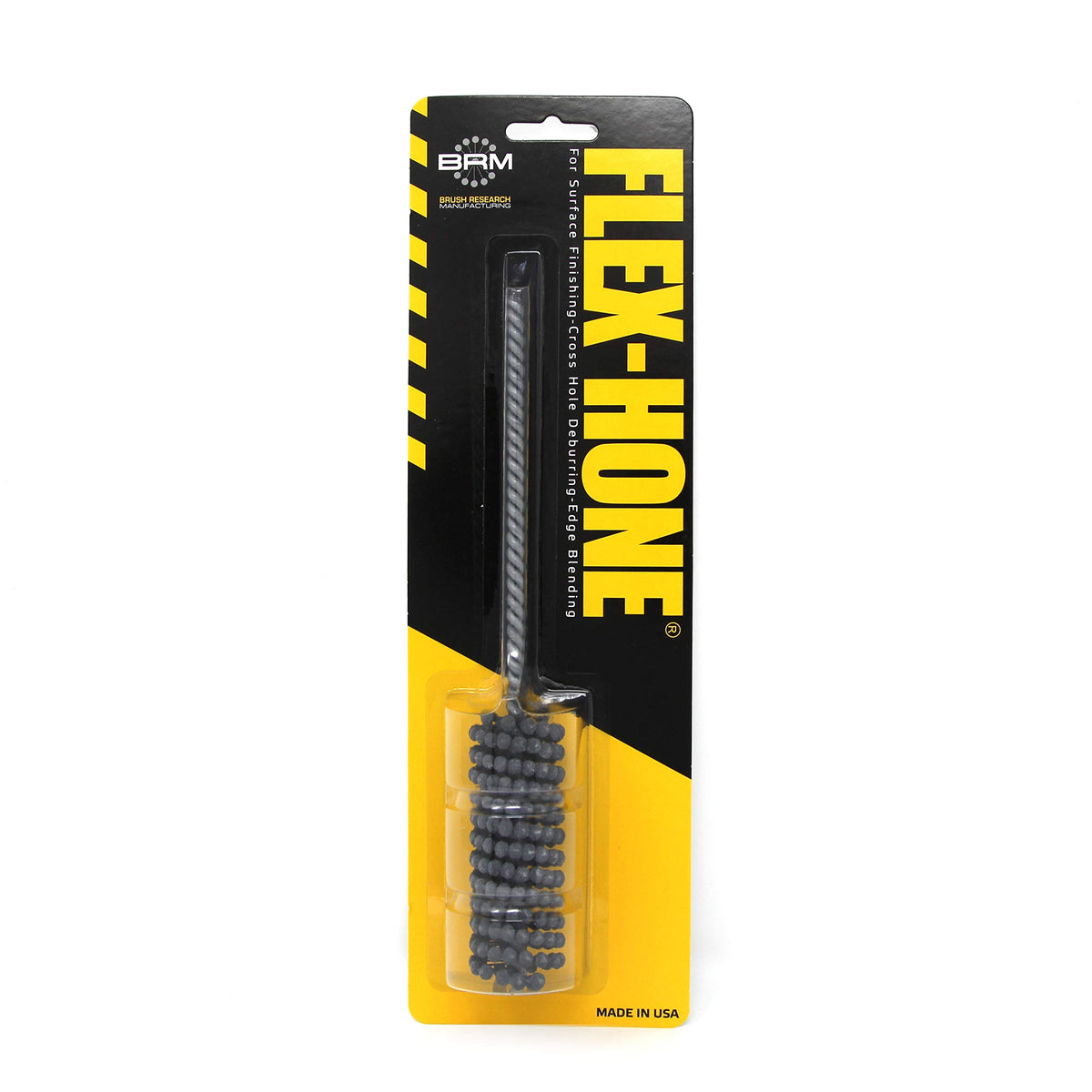 Brush Research BC10012 FLEX-HONE®, 1" (25.4mm) Diameter, 120 Grit, Silicon Carbide, For Mild Steel, Stainless Steel, Cast Iron and Softer Ferrous Materials