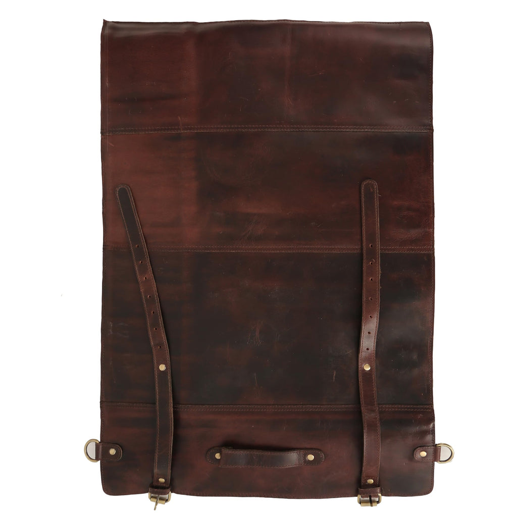 vintage crafts Genuine Buffalo Leather Knife Roll Set Chef's Knife Holder Cutlery Sheath Artist Case Organizer Storage bag Travel Friendly Gift for Men & Women Portable chef knife cases Organizer