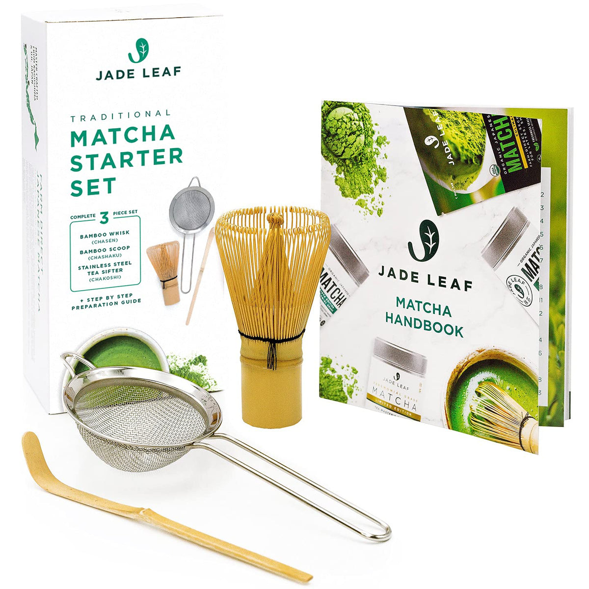 Jade Leaf Modern Matcha Whisk Set