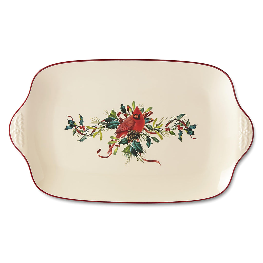 Lenox Winter Greetings Porcelain Covered Christmas Gravy Dish, 64oz