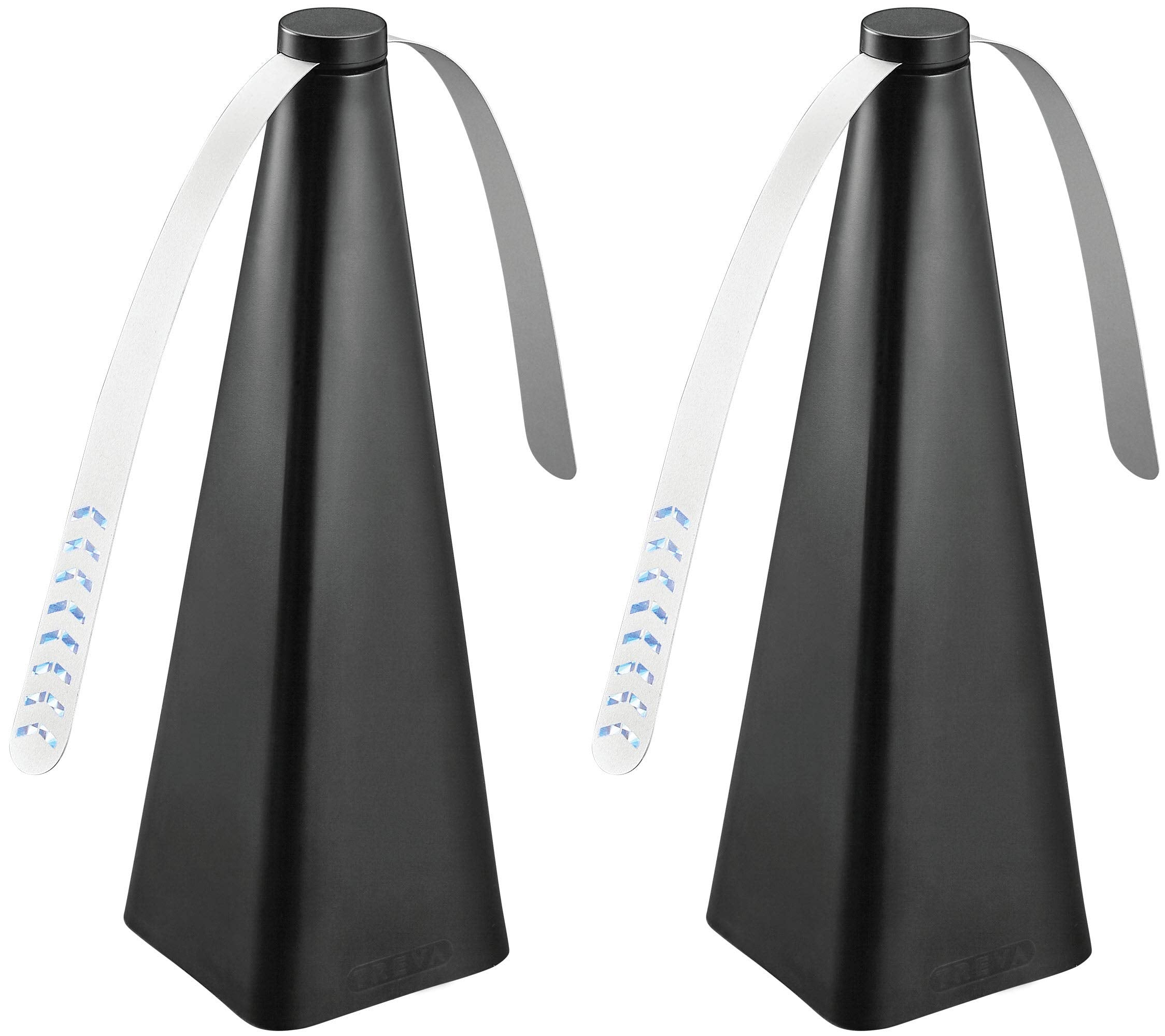 Treva Bug Fan Fly Deterrent with Holographic Blades 2-Pack Black