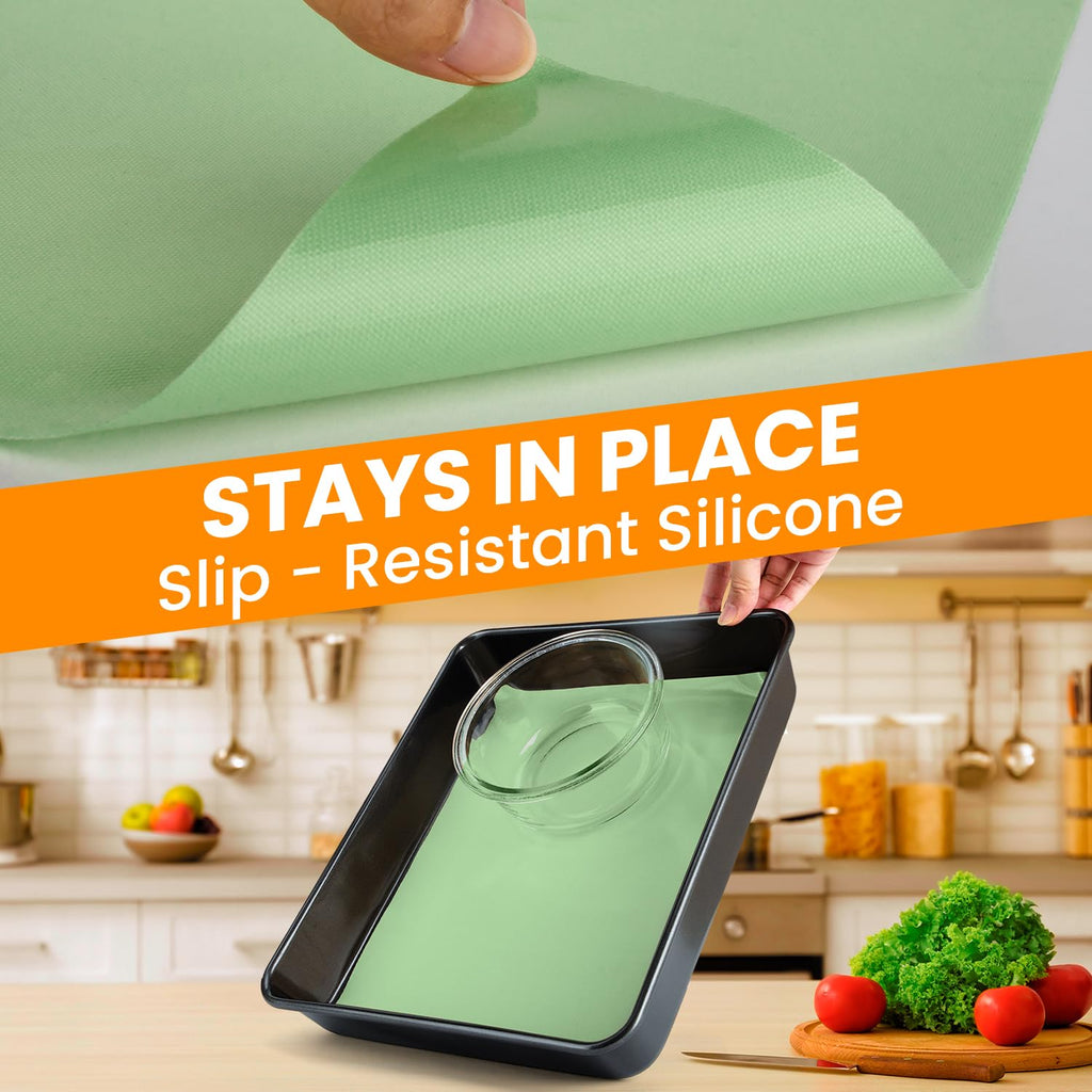 Silicone Baking Mat Roll - Best German Silicone - Heat Resistant Baking Macaron Bread Mat, Non-stick Pastry Mat, Reusable Dough Rolling Mat