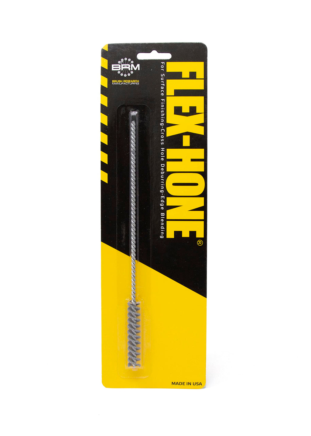 Brush Research BC8M12 FLEX-HONE®, 0.315" (8mm) Diameter, 120 Grit, Silicon Carbide, for Mild Steel, Stainless Steel, Cast Iron and Softer Ferrous Materials
