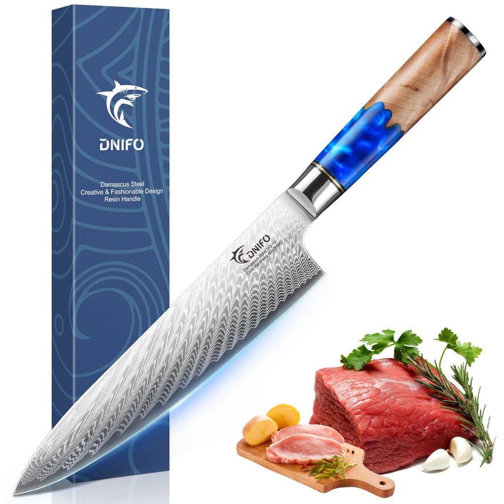 Dnifo Paring Knife 3.5 Inch, Japanese VG-10 Steel Damascus Knife