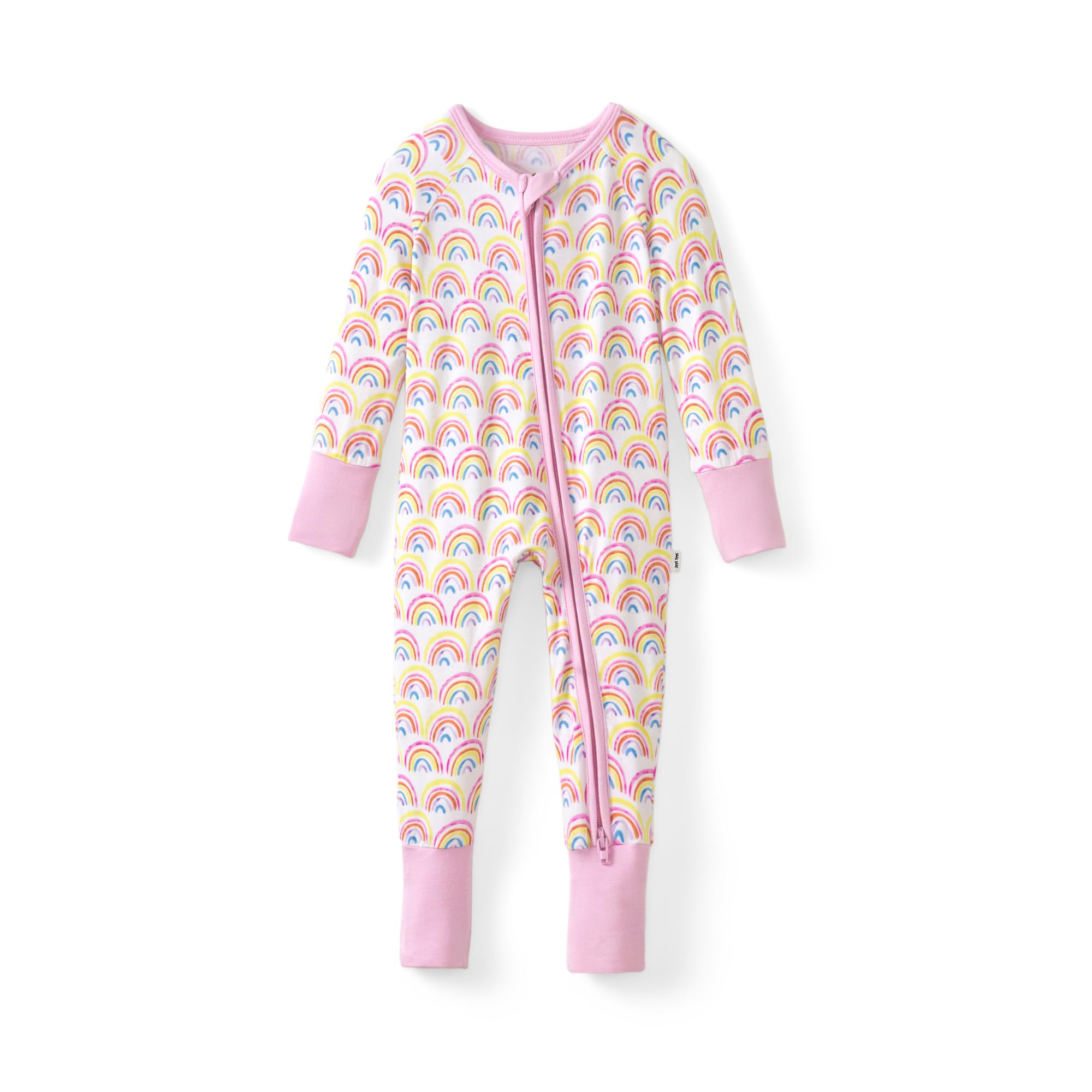 Little Sleepies Baby Pajamas, Pastel Rainbows, Preemie