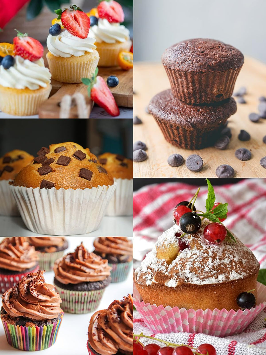 Walooza Mini Muffin & Cheesecake Pan, Nonstick 24, Toast Oven Baking Supplies