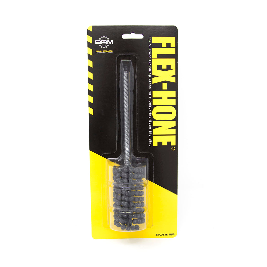 Brush Research BC11812 FLEX-HONE®, 1-1/8" (28.6mm) Diameter, 120 Grit, Silicon Carbide, For Mild Steel, Stainless Steel, Cast Iron and Softer Ferrous Materials
