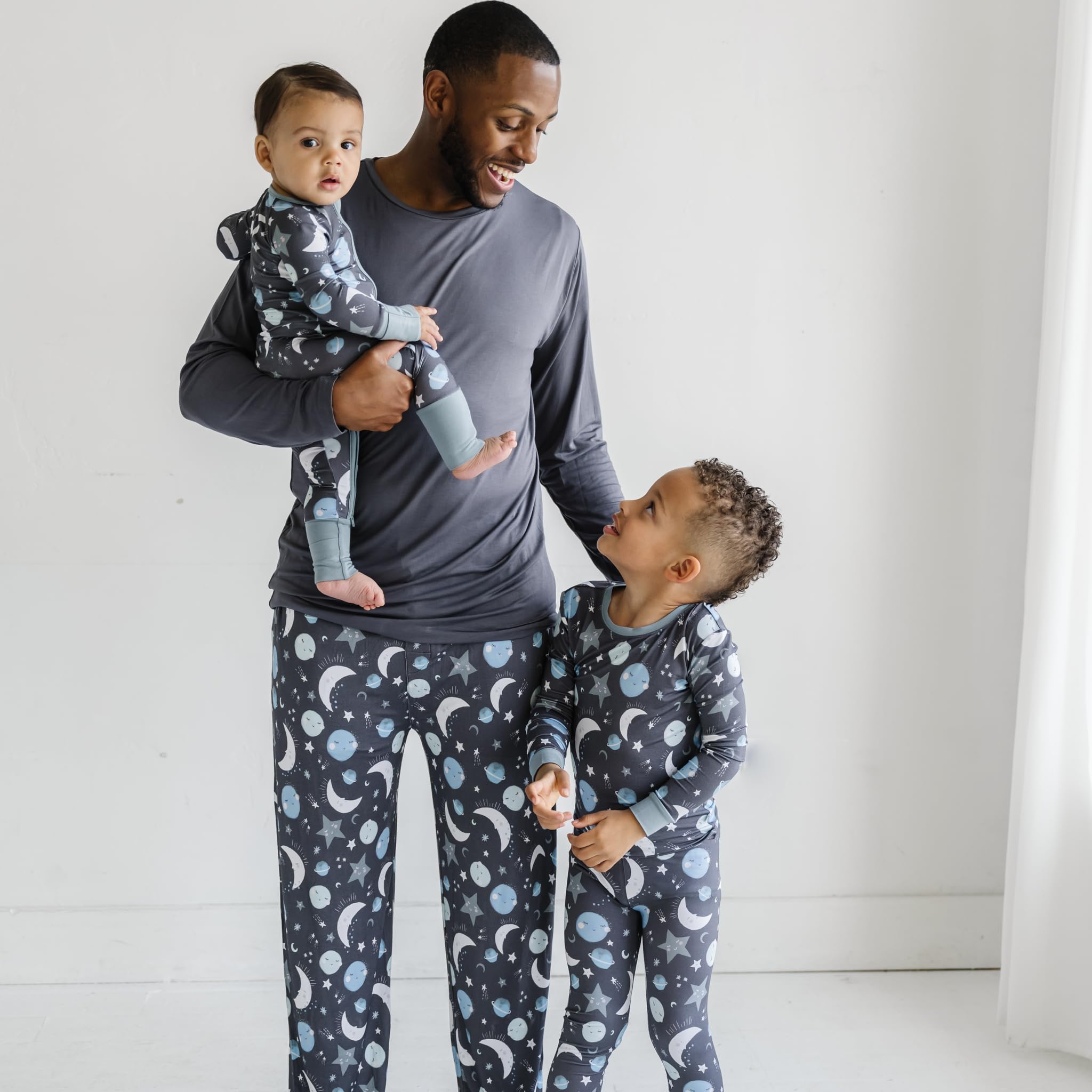 Little Sleepies Baby Pajamas, Blue To the Moon & Back, 18-24M