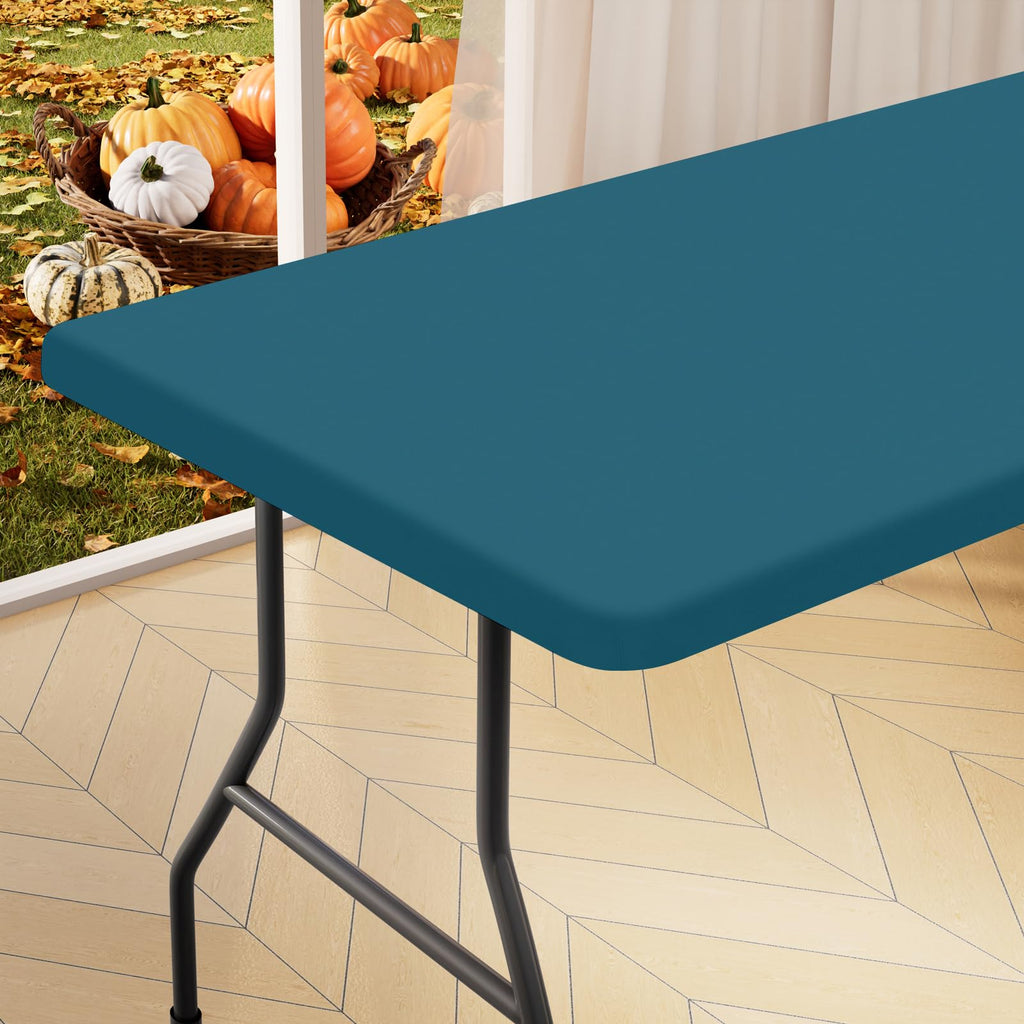 homing Rectangle Table Cloth Cover 6 Foot Elastic Fitted Tablecloth