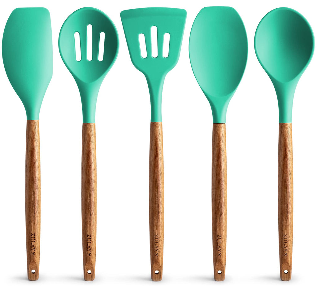 Zulay Kitchen 8 Piece Silicone Utensil Set
