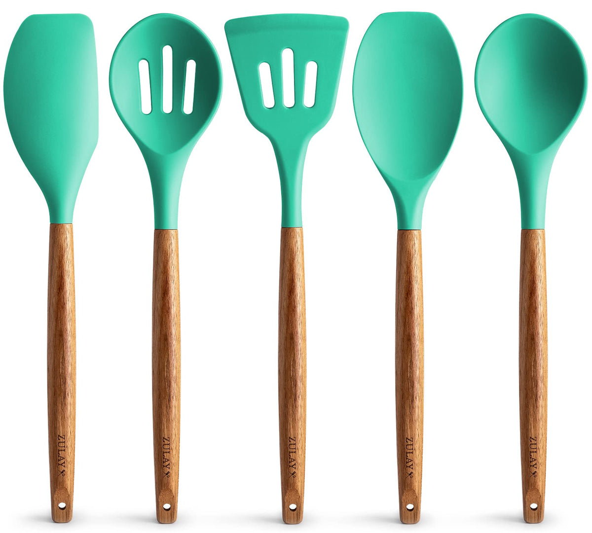 Zulay Kitchen 8 Piece Silicone Utensil Set