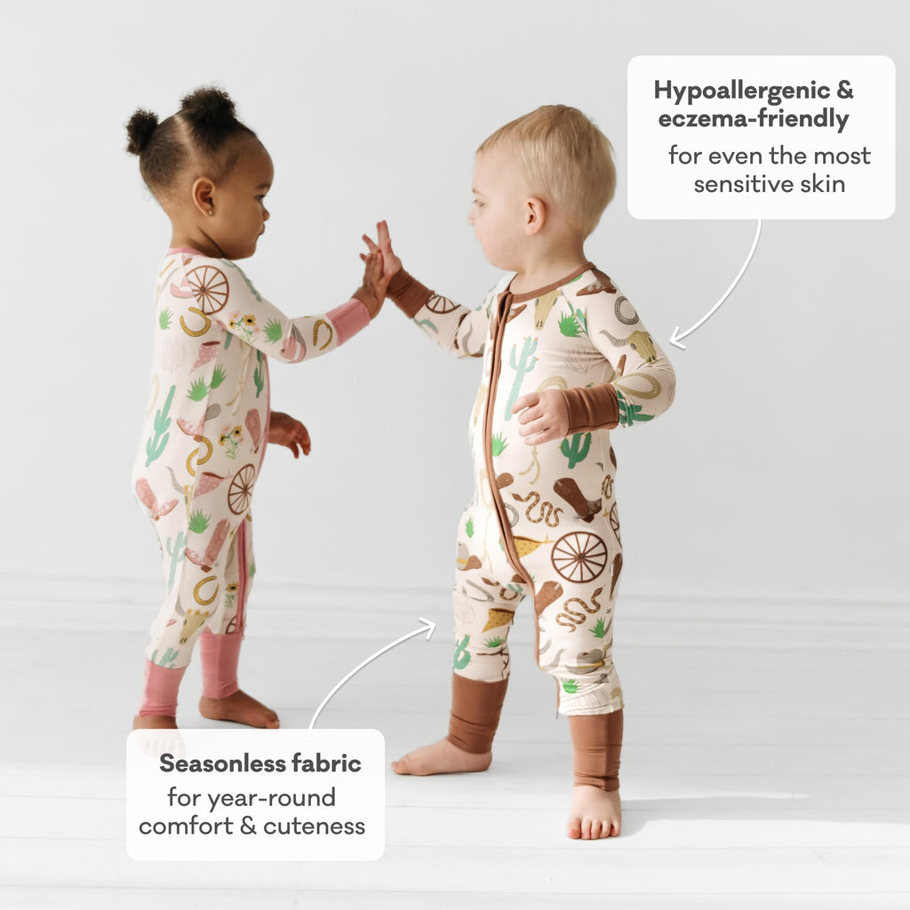 Little Sleepies Baby Pajamas, Caramel Ready to Rodeo, Newborn