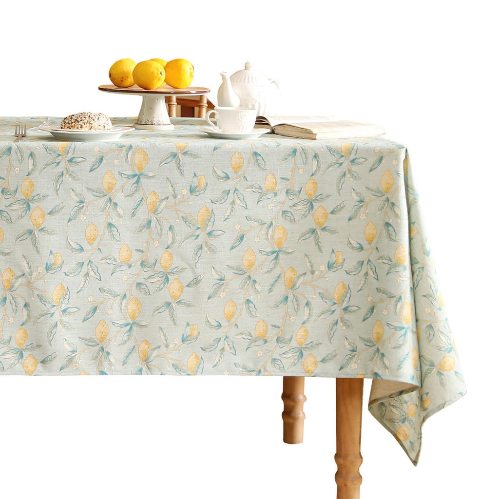 patdrea Vintage French Linen Tablecloth,Rectangular,102"x63"-Kulom A