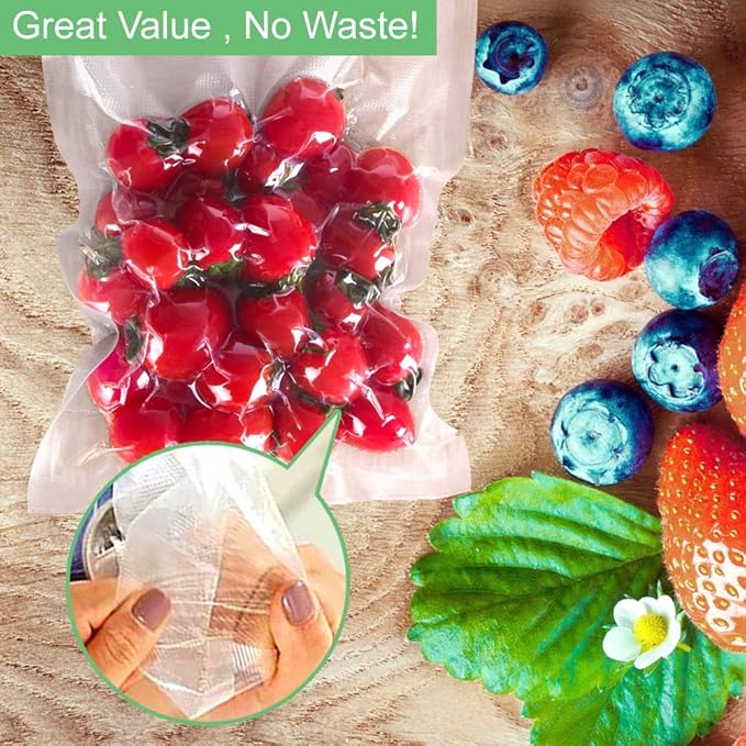 O2frepak (Total 150Feet) 11” x 150’ Roll Vacuum Sealer Bags Rolls with BPA Free,Heavy Duty Vacuum Food Sealer Storage Bags Rolls,Cut to Size Roll,Great for Sous Vide