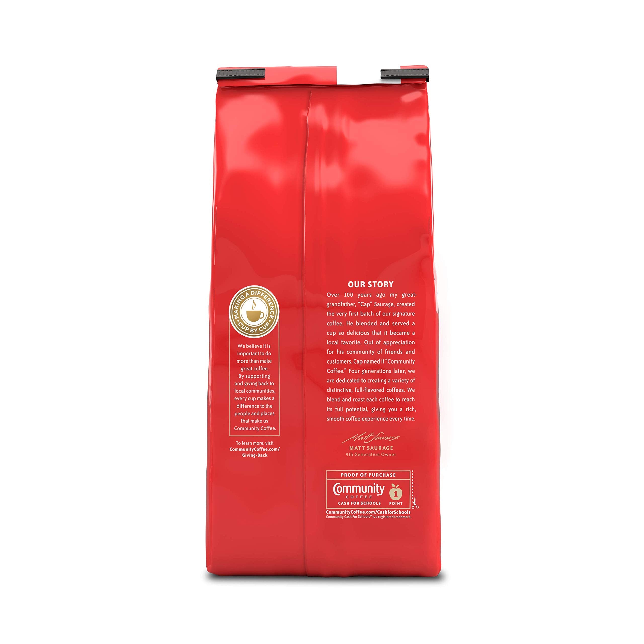Community Coffee American Classic, 72 Ounces Ground Coffee, Medium Roast, 12 Ounce Bag (Pack of 6)