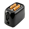 OVENTE Electric 2 Slice Toaster Machine 6-Shade Setting, Black TP2210B