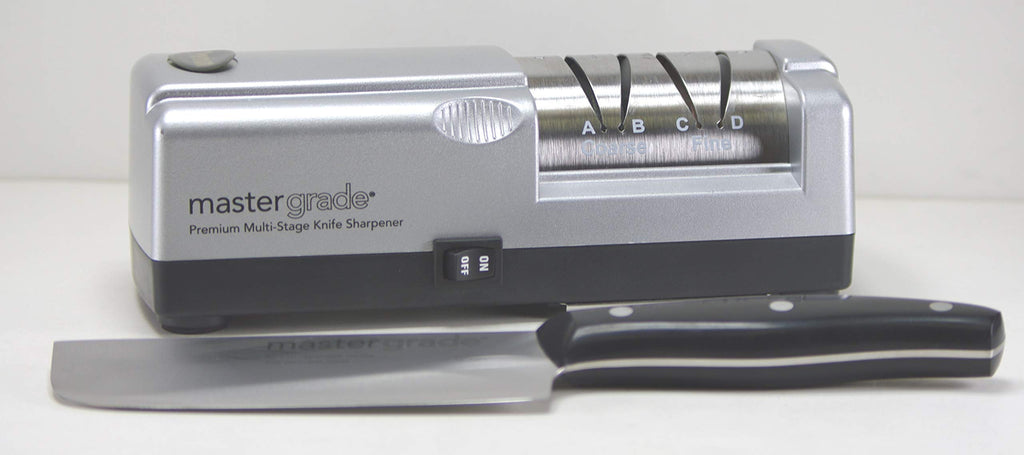 Master Grade Commercial Electric Knife Sharpener with 3 Pair of Sharpening Wheel