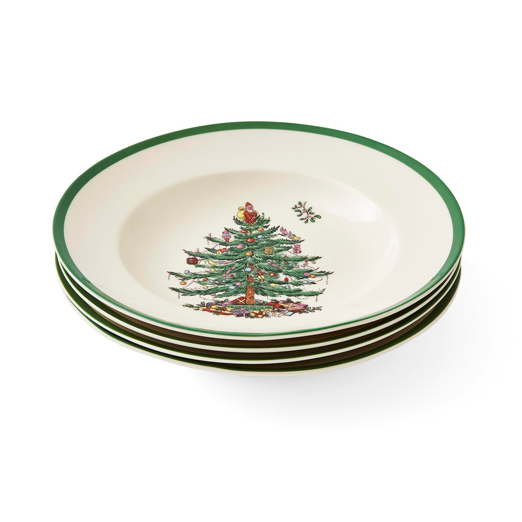 Spode Christmas Tree 4-Piece Dinnerware Setting