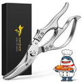 MAD SHARK Heavy Duty Poultry Shears,Spring Loaded Butterfly Meat Scissors