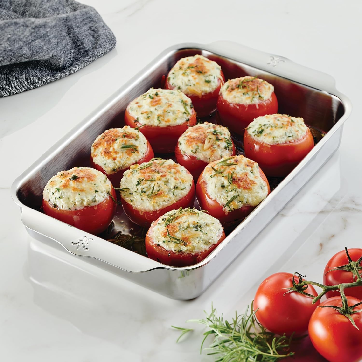 Hestan Provisions OvenBond – 9" x 13" Tri-ply Rectangular Stainless Steel Baking Pan