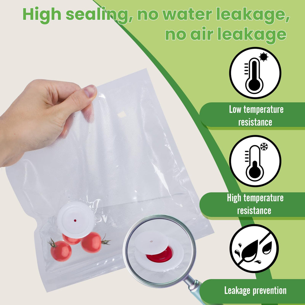 Reusable Vacuum Seal Bags, BPA-Free Food-Grade, Leakproof & Odor-Resistant, Freezer & Microwave Safe, Clear Storage Bags for Meat, Seafood, Snacks & Dry Goods, 30 Pack (10.24" x 13.39")
