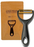 A Bar Above Citrus Peeler, Stainless Steel Fruit Peeler, Gold Finish