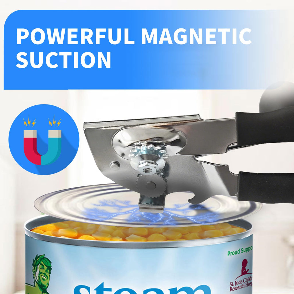 JIWYMFE Manual Can Opener for Seniors, Arthritis and Weak Hands