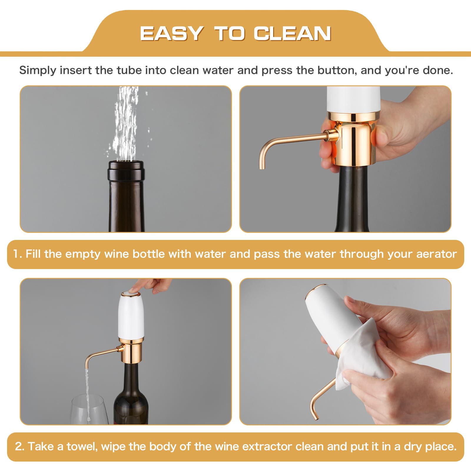 BLUBYEES Electric Wine Aerator and Automatic Wine Dispenser
