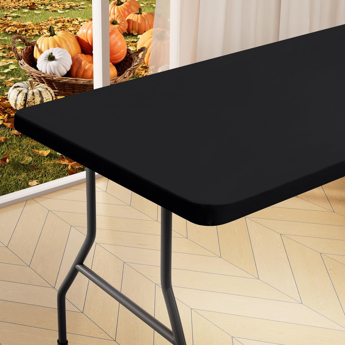 homing Rectangle Table Cloth Cover 6 Foot Elastic Fitted Tablecloth
